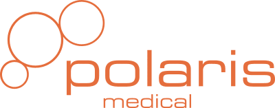 polaris medical's logo in orange colour